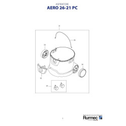 Ricambi Rurmec per Aspiratore AERO 26-21 PC