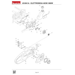 Makita Spare Parts for Electric Saw UC4041A