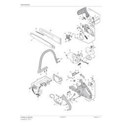 Alpina Spare Parts for Chain Saw P 402 S