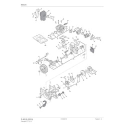 Alpina Spare Parts for Chain Saw P 402 S