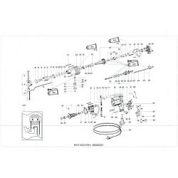 Metabo Spare Parts for Rotary Hammer Metabo BH E 6020