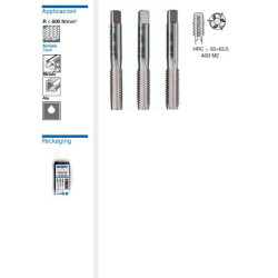 Series 3 pcs hand taps M.8