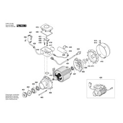 Bosch Spare Parts for High Pressure Cleaner GHP 5-55