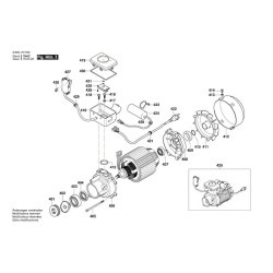 Bosch Spare Parts for High Pressure Cleaner GHP 5-65