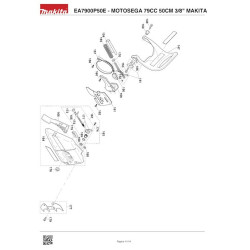 Makita Spare Parts for Chainsaw EA7900P50E