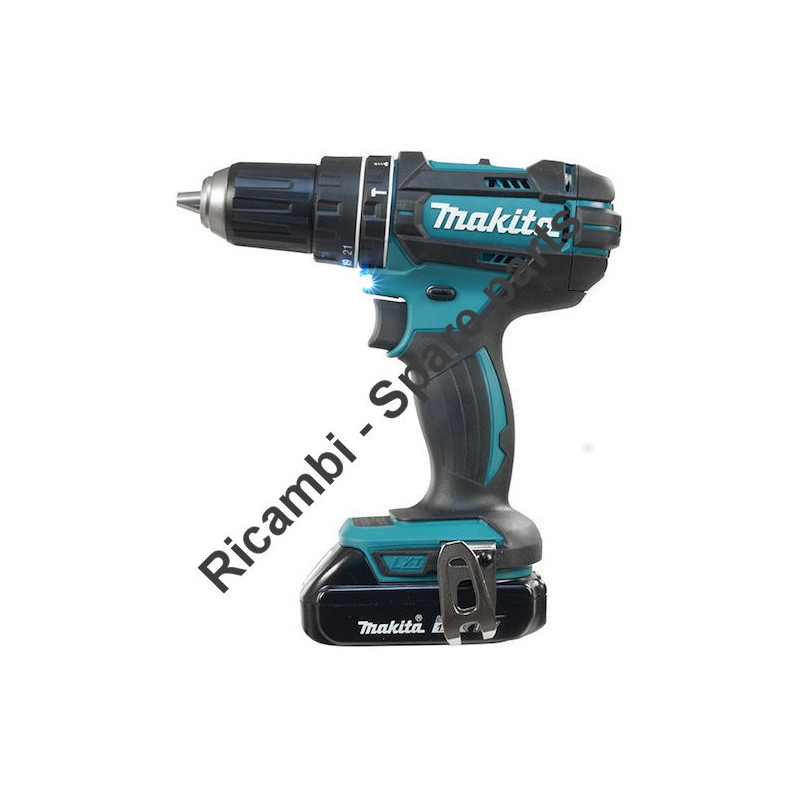 Ricambi Makita per Trapano a Percussione a Batteria HP457DWE