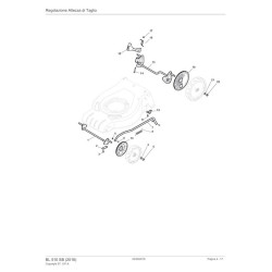 Alpina Spare Parts for Self Propelled Petrol Lawnmower BL 510 SB