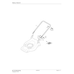 Alpina Spare Parts for Self Propelled Petrol Lawnmower BL 510 SB