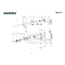 Ricambi Metabo per Trapano a Percussione SBE 610