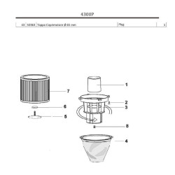 Annovi & Reverberi Parts for Wet & Dry Vacuum Cleaner AR 4300P