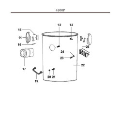 Annovi & Reverberi Parts for Wet & Dry Vacuum Cleaner AR 4300P