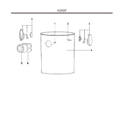Annovi & Reverberi Parts for Wet & Dry Vacuum Cleaner AR 4200P