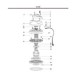 Annovi & Reverberi Parts for Wet & Dry Vacuum Cleaner AR 4100