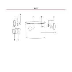 Annovi & Reverberi Parts for Wet & Dry Vacuum Cleaner AR 4100