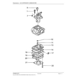 Tanaka Spare Parts for Engine Hedgecutter CH66EB (ST)