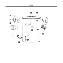 Annovi & Reverberi Parts for Wet & Dry Vacuum Cleaner AR 4400
