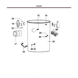 Annovi & Reverberi Parts for Wet & Dry Vacuum Cleaner AR 4400P