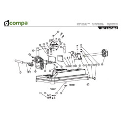 Compa-OMS Spare Parts for Band Saw SC1140B