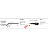 Adapter 6.003.0077 for High Pressure Guns Annovi Reverberi - B&D - Drawing