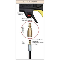 Adapter 6.005.0358 for High Pressure Guns Lavor