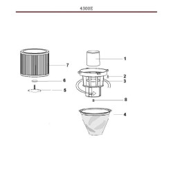 Annovi & Reverberi Parts for Wet & Dry Vacuum Cleaner AR 4300E