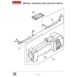 Ricambi Makita per Decespugliatore Spalleggiato BBK4500