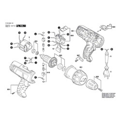 Skil Spare Parts for Drill Screwdriver 6221 - Drawing