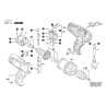 Skil Spare Parts for Drill Screwdriver 6221 - Drawing