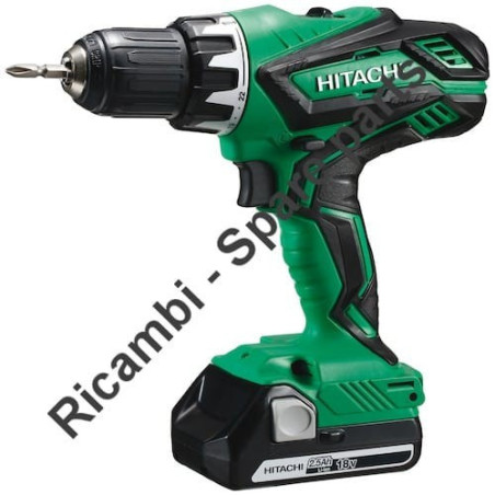 Hitachi Spare Parts for Cordless Driver Drill DS18DJL