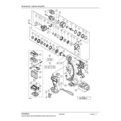 Hitachi Spare Parts for Cordless Driver Drill DS18DBL2