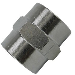 Manicotto Femmina/Femmina con filetto cilindrico 1/4"