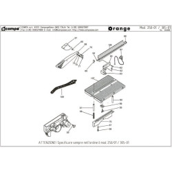 Compa-OMS Spare Parts for Portable Saws Orange 250/01