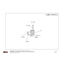 Lavor Parts for Petrol Engine Pressure Cleaner Idro Marshall 2300