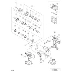Ricambi Hitachi per Trapano Avvitatore a Batteria DS18DCL
