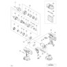 Hitachi Spare Parts for Cordless Driver Drill DS18DCL