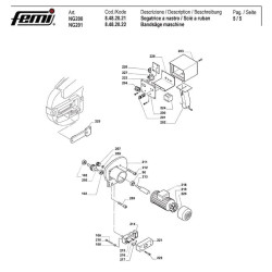 Femi Spare Parts for Band Saws NG200 - NG201