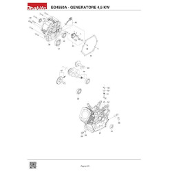 Ricambi Makita per Generatore di Corrente EG4550A