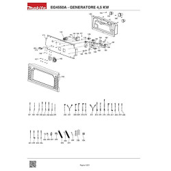 Ricambi Makita per Generatore di Corrente EG4550A