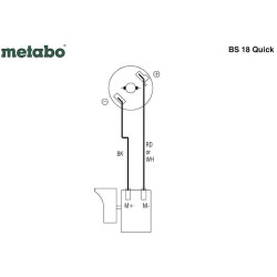 Ricambi Metabo per Trapano Avvitatore a Batteria BS 18 Quick