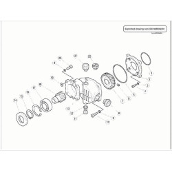 Lavor Parts for Petrol Engine Pressure Cleaner Idro Thermic 6,5 Hp