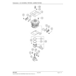 Hitachi Spare Parts for Engine Blower RB160EF