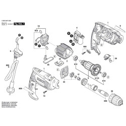 Bosch Spare Parts for Percussion Drills PSB 570 RE - 3603A27008