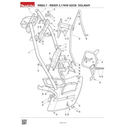 Dolmar Spare Parts for Lawn Tractor RM63.7 - RIDER 3,17KW