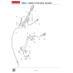 Ricambi Dolmar per il Trattorino RM63.7 - RIDER 3,17KW