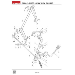 Ricambi Dolmar per il Trattorino RM63.7 - RIDER 3,17KW