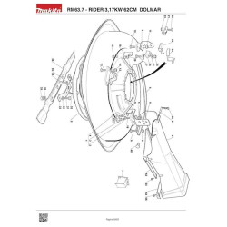 Dolmar Spare Parts for Lawn Tractor RM63.7 - RIDER 3,17KW