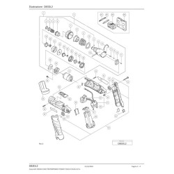 Hitachi Spare Parts for Cordless Screwdriver DB3DL2 3.6-Volt
