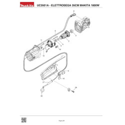 Makita Spare Parts for Electric Chainsaws UC3501A