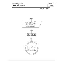 Kawasaki Spare Parts for 2 Stroke Engine TH034D