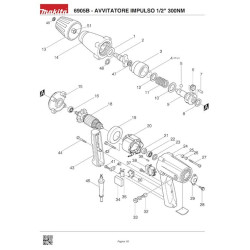 Ricambi Makita per Avvitatore a Massa Battente 6905B